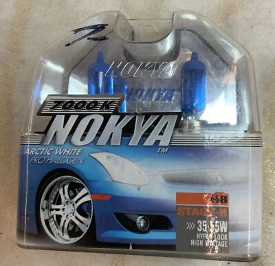 NOKYA 7000K ARCTIC WHITE PRO HALOGEN NOK7223 H8 HEADLIGHT BULB - Image 1 of 4
