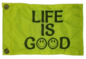 Bandiera di sicurezza personalizzata Life Is Good ATV UTV bicicletta triciclo reclinabile GOLF CART - Foto 1 di 9