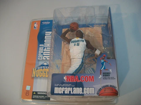 McFarlanes Sports Picks CARMELO ANTHONY Forward Denver Nuggets Series 6 NBA 2004 Cover