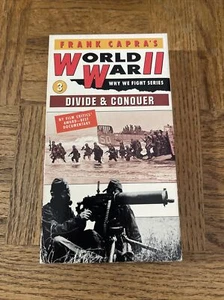 World War 2 Divide And Conquer VHS - Picture 1 of 4