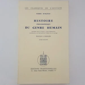 Histoire Philosophique du Genre Humain 2, French, 1989, Philosophy Fabre d'Olive - Bild 1 von 8