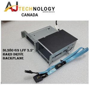 HP 747604-001 DL380 G9 LFF 3.5" Hard Drive Backplane with Cage, cable 779979-001 - Picture 1 of 7