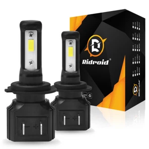 Kit de bombillas de faros LED H7 de 3 lados haz alto 6000K bombillas blancas brillantes lámpara 2x - Imagen 1 de 13