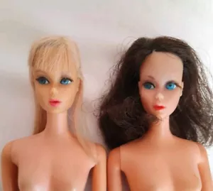 Lotto Barbie TNT Platino E Marlo Flip. Mattel Anni 60. C/ DIFETTI LEGGERE DESCR - Foto 1 di 21