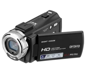 Ordro HDV-V12 Full HD IR Night Vision Camcorder for Low Light Recording - Picture 1 of 5