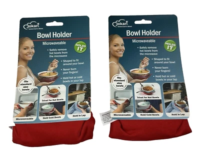 (2) Microwave Safe Bowl Holder - Heat Resistant Plate Hugger - Multipurpose - Image 1 of 4