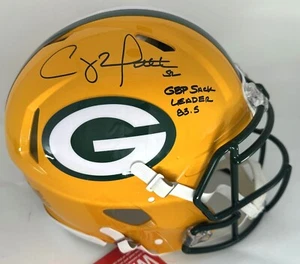 Packers CLAY MATTHEWS Signed Full Size Authentic Speed Helmet AUTO w/ 83.5 - JSA - Picture 1 of 1
