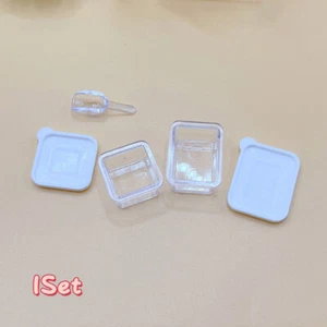 1Set 1:12 Dollhouse Lunch Box Bento Storage Box W/Shovel Doll Mini Kitchen Decor - Picture 1 of 6