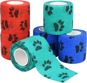 6pcs Vet Wraps, 2" Self Adhesive Bandage Wraps - Picture 1 of 4
