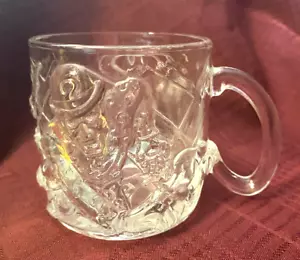 Batman Returns 1995... McDonald's RIDDLER vidrio transparente taza 2D - Imagen 1 de 7