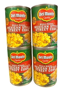 Del Monte - Mexican Street Corn in 14.75 Oz. Cans - 4 PACK - Free Shipping - Picture 1 of 1