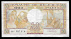 World Paper Money - Belgium 50 Francs 1956 Prefix B08 @ Crisp Vf