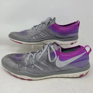 Nike Focus Flyknit Damen-Laufschuh Größe 11 grau lila Cross-Training Sneaker - Bild 1 von 6