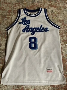 NBA KOBE BRYANT Lakers #8 Mitchell & Ness Men’s Jersey 1996-97 Hardwood Classics - Picture 1 of 5