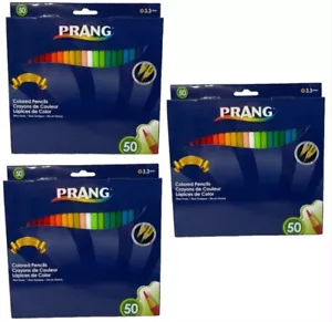 Prang Colored Pencils, 3.3 Millimeter Cores Assorted Crafts 150 Pencils (3 Boxes - Picture 1 of 5