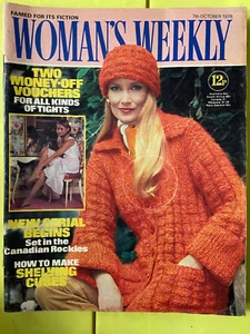 Woman's Weekly Magazine 7th October 1978 Inside Fashion, Knitting & More 526F - Imagen 1 de 2
