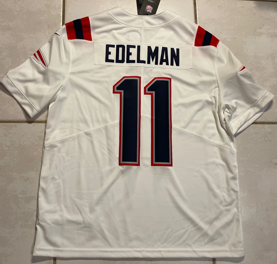 NIKE New England Patriots Edelman NFL Jersey Vapor Limited Stitched 32NM-NPLR XL