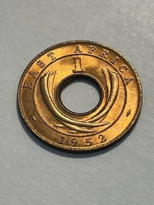 1952 East Africa 1 Cent/BU #20073 - Picture 1 of 2