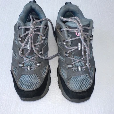 Merrell Niños Impermeables Senderismo Trail Zapatos Gris Cuero Talla 1.5 Exterior Foto 1 de 4