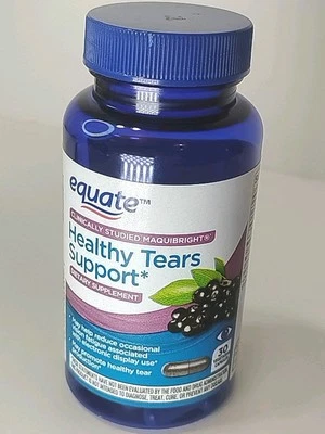 Equate Healthy Tears Support (Maquibright)-30 ct Cápsulas Vegetarianas-Exp: 2/26 Foto 1 de 3
