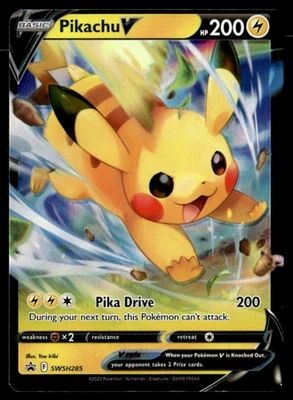Pikachu V - Holo SWSH: Sword & Shield Promo Cards SWSH285 NM Pokémon TCG - Image 1 of 2