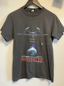 Vintage Independence Day Movie Shirt Kids Youth Size XL 1996 Black Changes Tag - Picture 1 of 12