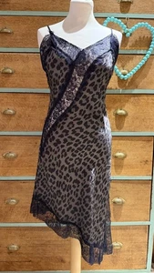 Asymmetrisches Lace Kleid Trägerkleid Satinoptik Spitzen  Leo Braun Onesize - Bild 1 von 3