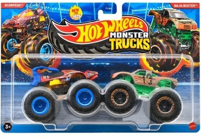 Mini car 164 Scorpido Baja Buster Hot Wheels Monster Truck 2 Pack JCC64] - Image 1 of 4
