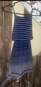 Girls Nautica navy sundress size 6X - Picture 1 of 3