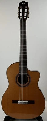 Cordoba C7-CE Nylon String Acoustic-Electric Guitar - Top Crack - Image 1 of 4