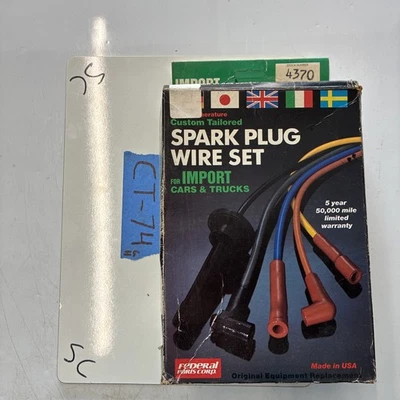 Federal Parts 4370 Spark Plug Wire Set Ignition Cable Kit High Performance OEM - Image 1 of 4