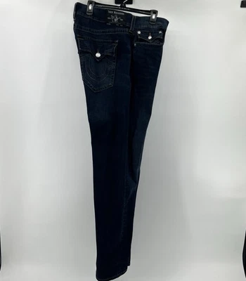 True Religion Ricky Jeans Men’s 42 Blue Relaxed Straight Outdoors Casual Logo - Image 1 of 4