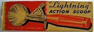 Lightning Action Scoop Original Box 1950's Box only - Picture 1 of 4