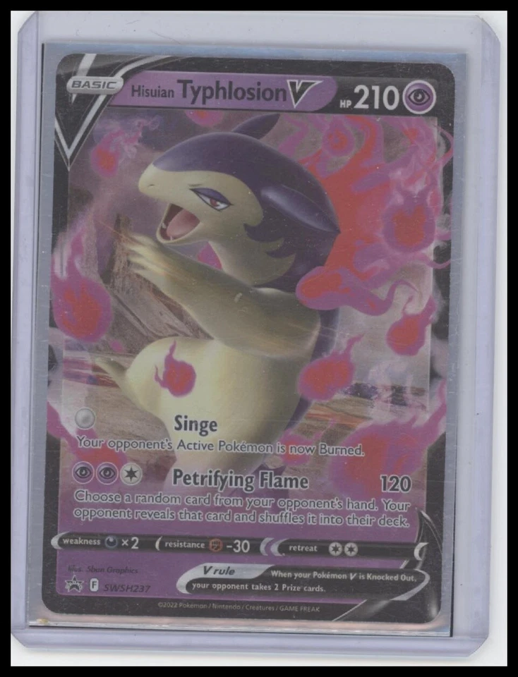 SWSH: Sword & Shield Promo Cards #SWSH237 Hisuian Typhlosion V - Image 1 of 1