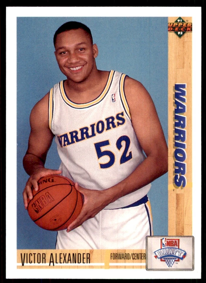 1991-92 Upper Deck Victor Alexander B Basketball Cards #10 - Image 1 of 2
