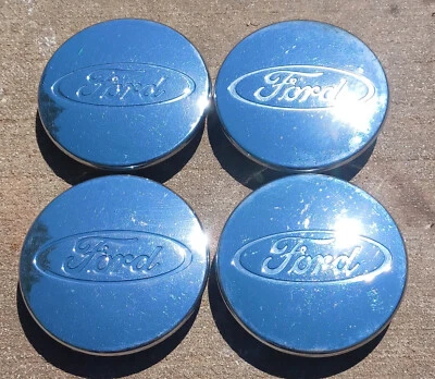 Juego de 4 tapas centrales ford focus, cromo, 2000-2011 pieza # 2m51 1000 aa Foto 1 de 3