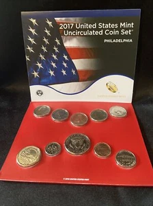 2017 US Mint Sets | Philadelphia/Denver | 20 Coins | 10 each of D & P Mints - Picture 1 of 7