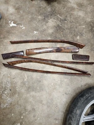 Panel de moldura de madera interior BMW 540i E39 sedán para 97 98 99 00 01 02 03 Foto 1 de 4