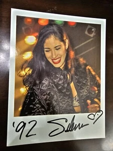 Póster de concierto Selena Quintanilla 8 x 11 Smile Queen of Cumbia Tex-Mex - Imagen 1 de 4