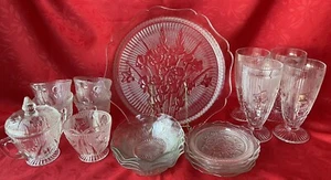 Iris & Herringbone Lot of 20 Pieces-Bowls, Plates, Tumblers, Cups & More - Picture 1 of 12