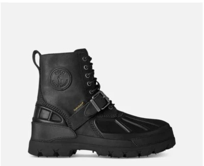 TALLA 11 Ralph Lauren Botas OSLO Altas NEGRAS Para Hombre IMPERMEABLES 📦✈️ SE ENVÍA HOY Foto 1 de 4