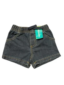 Garanimals Jean Dark Wash Shorts Girls Size 6-9 Months Denim New - Picture 1 of 2