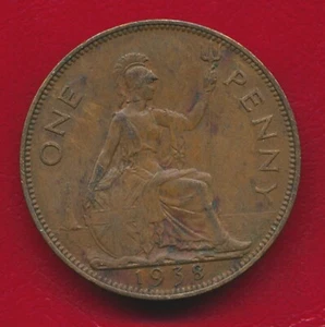 Great Britain 1938 PENNY (Bronze) - Picture 1 of 2