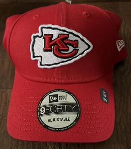 Kansas City Chief New Era 9FORTY Men's Adjustable Snapback Hat - Picture 1 of 4