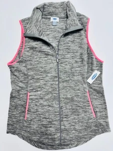Old Navy Soft Lightweight Sleeveless Running Hiking Vest Grey Pink - Size M B1 - Picture 1 of 6