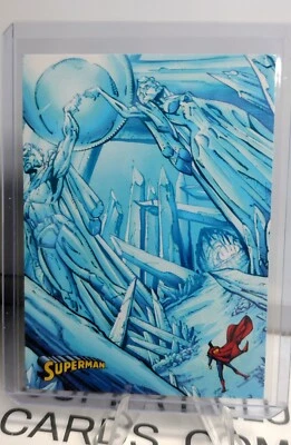2013 SUPERMAN THE LEGEND DC Comics #16 Fortress of Solitude - Cryptozoic Cards - Image 1 of 2