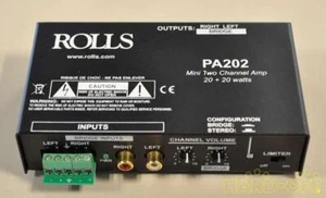 ROLLS PA202 Power amplifier (transistor) - good condition - Picture 1 of 5