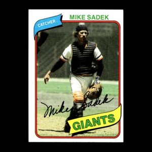 Mike Sadek 1980 Topps San Francisco Giants #462 R312F 14