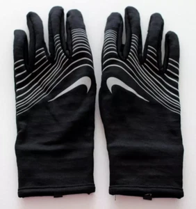 Nike Sphere Running Gloves 4.0 Men's Large Running 360 Black/Silver - Picture 1 of 7