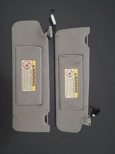 1998 - 2003 JAGUAR XJR XJ8 SUN VISOR SHADE W MIRROR LIGHT LEFT RIGHT SET OF 2 - Picture 1 of 15